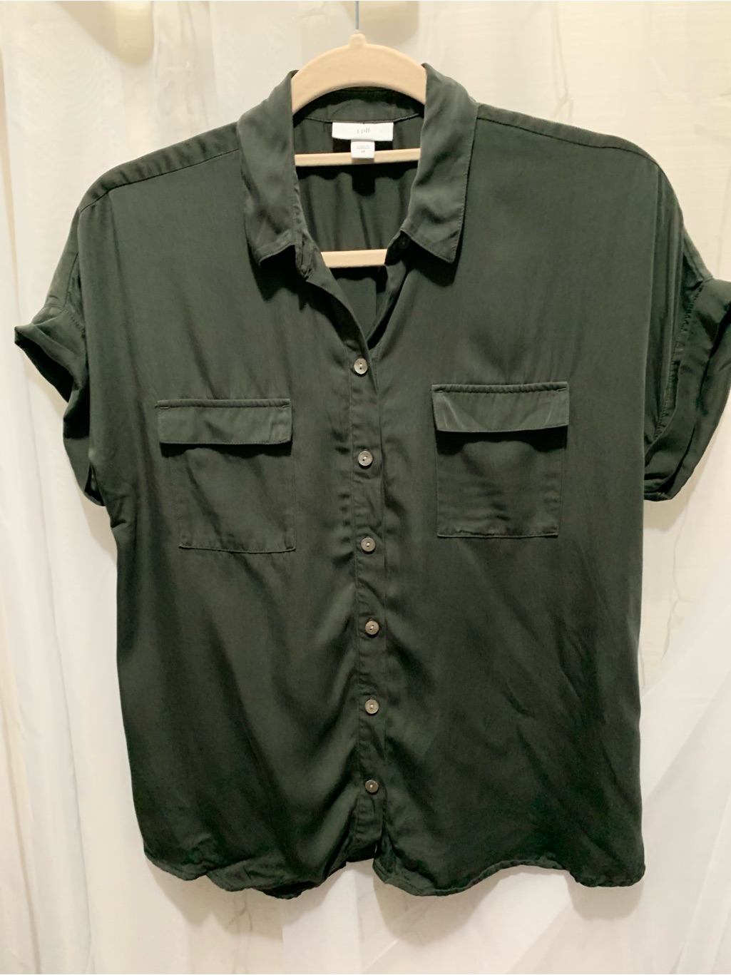 J.Jill Modal Utility Button Down